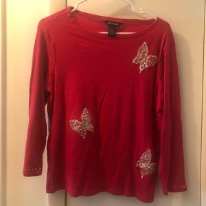 Woman’s Jackie Blue long sleeve shirt size XL